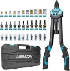 Libraton 16" Rivet Gun Tool W/ 11PC Metric Sae Mandrels, Case & 110 Rivnuts For. Price: $46.87.