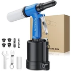 Pneumatic Gun Set 3/32", 1/8", 5/32", 3/16" Air Riveter Pulling Pressur... New. Price: $70.08.