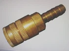 Parker B20-5B Brass 3/8" Hose Pneumatic Quick Coupler, 1/4" Body, New. Price: $21.99.