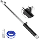 14" Extended Reach Dual Head Air Chuck, 2-WAY With Silicone Handle New. Price: $21.78.