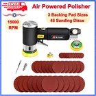 Mini Air Sander 1/2/3 Inch Small Orbital For Auto Body Work, Powered New. Price: $44.46.