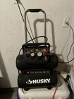 Husky Gallon Oil-free Portable Stack Tank Air Compressor, Model H1504ST2. Used. Price: $65.00.