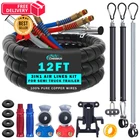 Cheemuii Semi Truck Air Line Kit With 12FT-RED&BLUE, New. Price: $158.99.