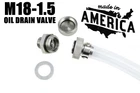 Compact Stainless Steel Quick Oil Drain Valve Plug M18-1.5 Fits: Porsche New. Price: $49.99.