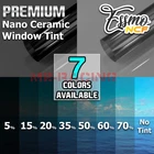Essmo Nano Ceramic Window Tint Film Vlt Uv Car Home Office Roll Heat Protection New. Price: $399.99.