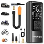 Hovvida Tire Inflator Portable Air Compressor, Bike Pump, 5200 Mah, Black New. Price: $35.99.