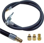 Car Tire Inflator Adapter, High-pressure Air Compressor Hose, Lock-on... New. Price: $14.44.