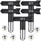 Moxweyeni 5 Pcs Tips Reversible Nozzles For Airless Paint Sprayer... New. Price: $24.09.