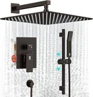 12" Oil Rubbed Bronze Shower Faucet Set With Hand & Slide Bar New. Price: $364.99.