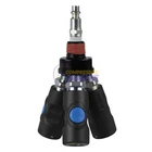 Prevost 3 Way Air Hose Splitter Manifold Block Kit 1/4" Npt W/ Couplers New. Price: $99.95.